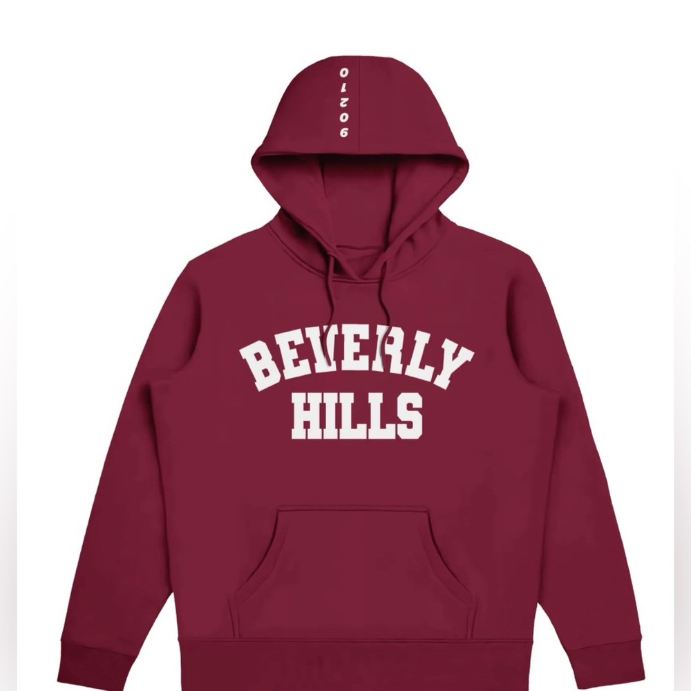 Women's Burgundy Hoodie Sweater